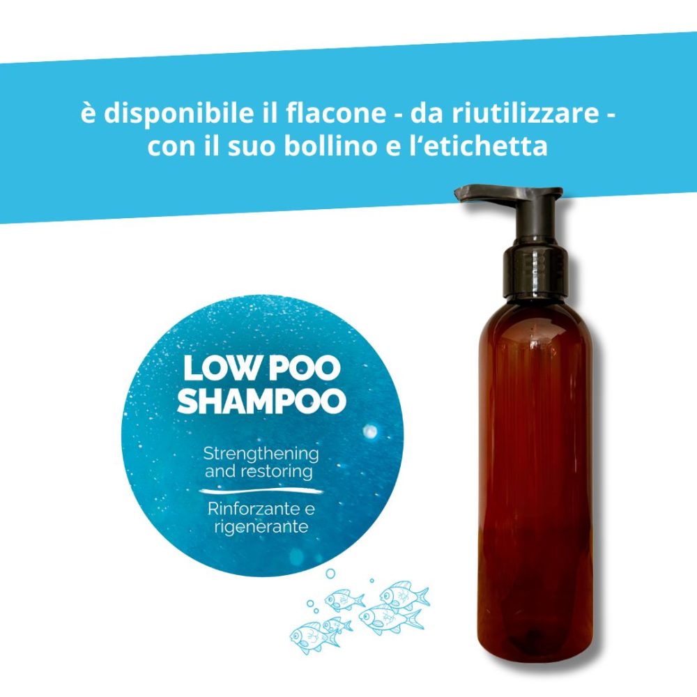 3 Low Poo Shampoo - Champú sin sulfatos - envase de papel