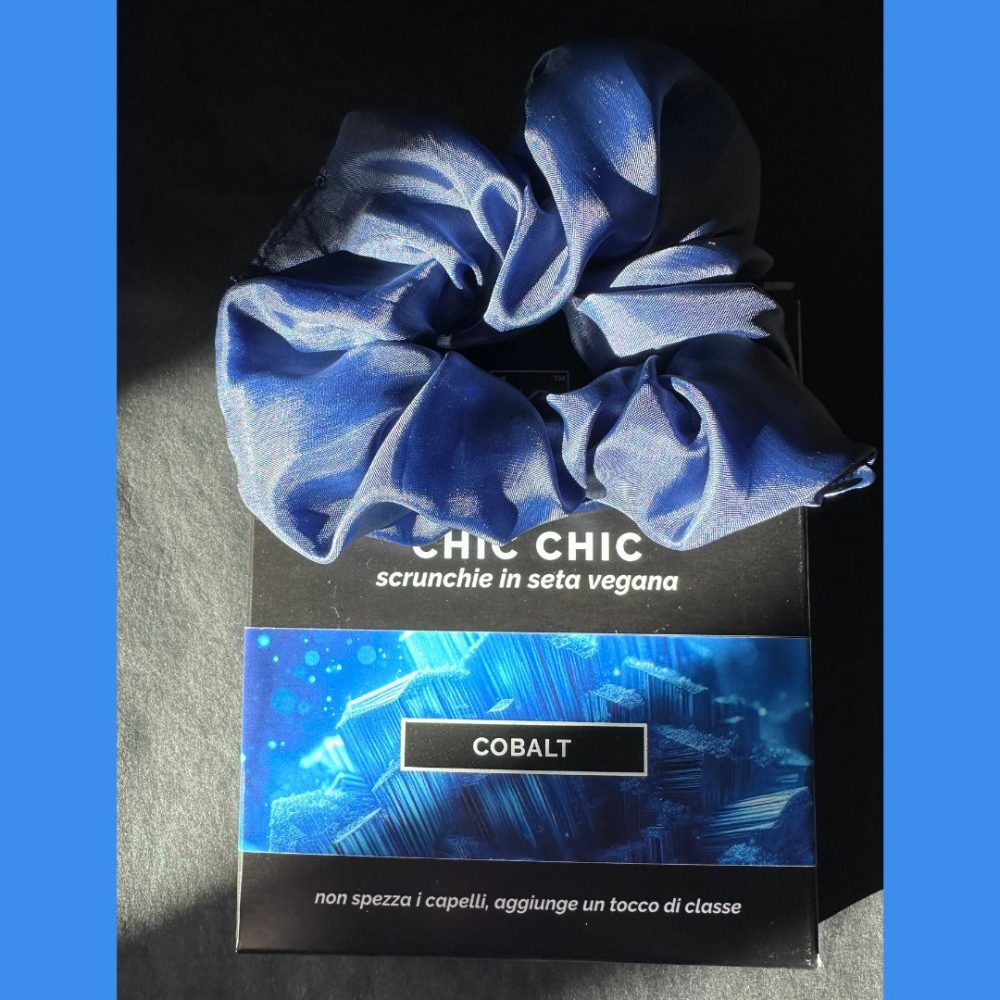 4 CHIC CHIC Scrunchies - Cobalt