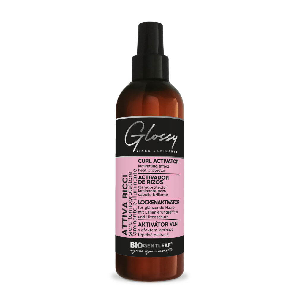 ATTIVA RICCI GLOSSY Activador de rizos Glossy – termoprotector, laminante para cabello brillante