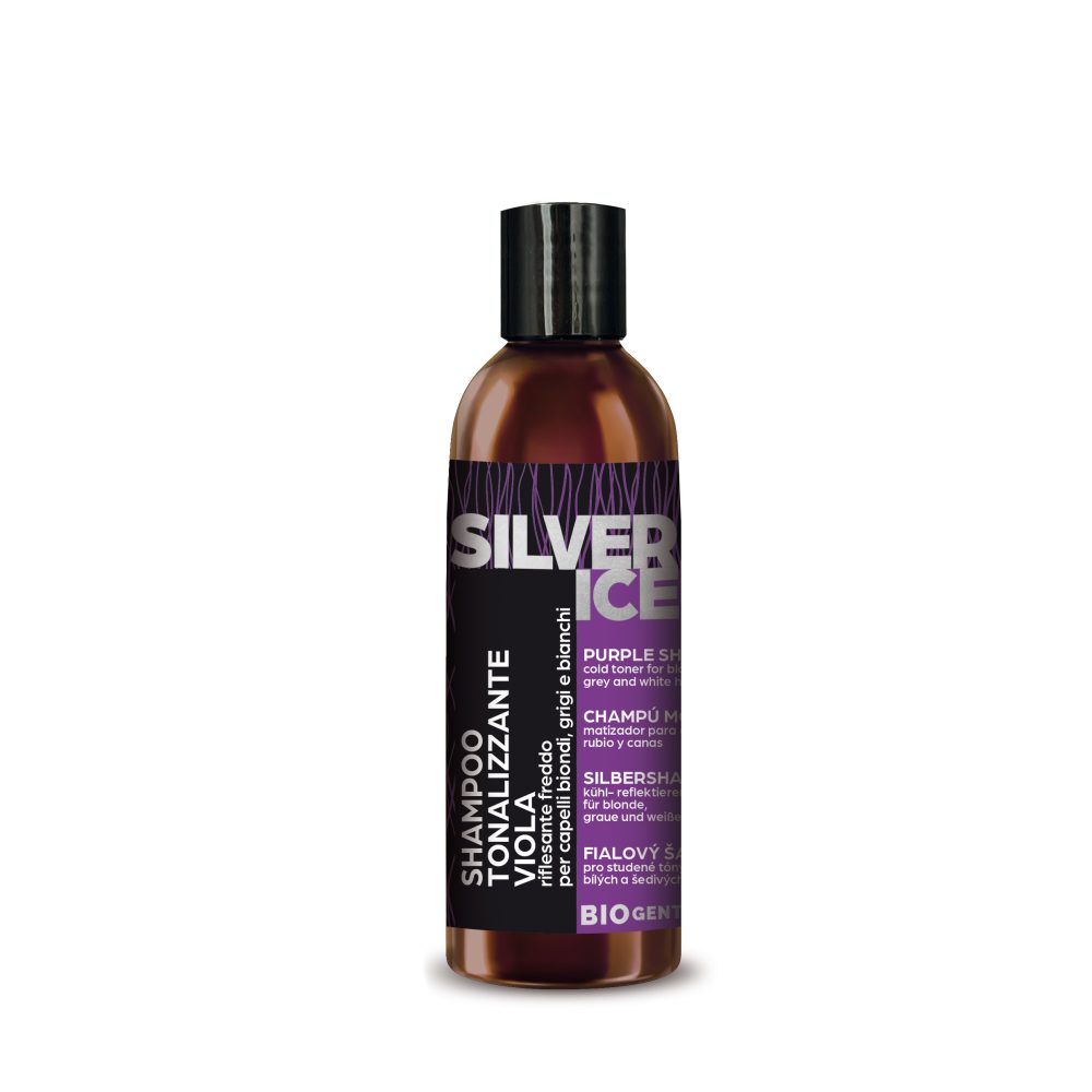 Silver Ice-Shampoo 200ml ok Champú Morado - matizador para cabello rubio y blanco